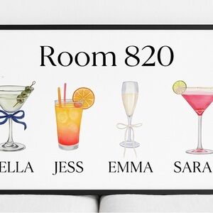 Room 820 Cocktail Art Print